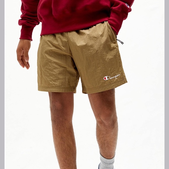 Champion Nylon Shorts Khaki Xl 